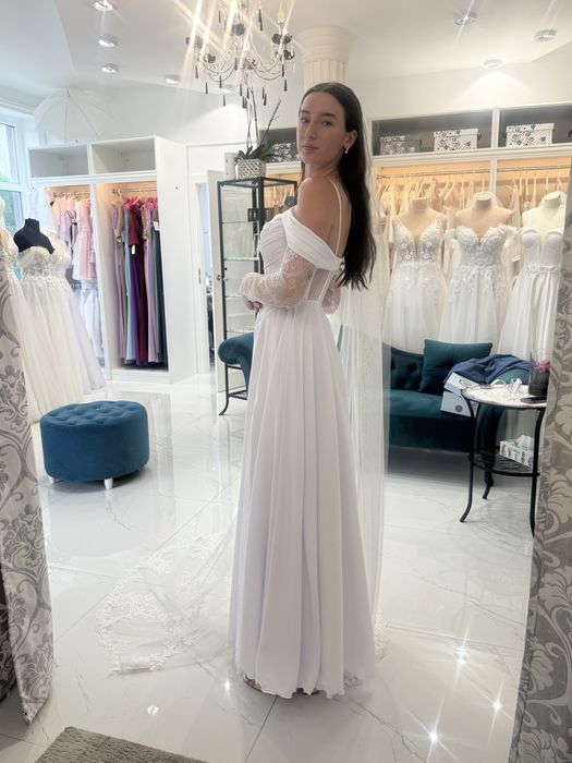 Suknia ślubna 167cm plus obcas