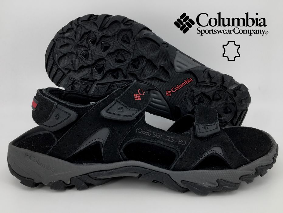 Мужские трекковые замшевые сандалии Columbia Santiam 3 Strap 44 оригинал