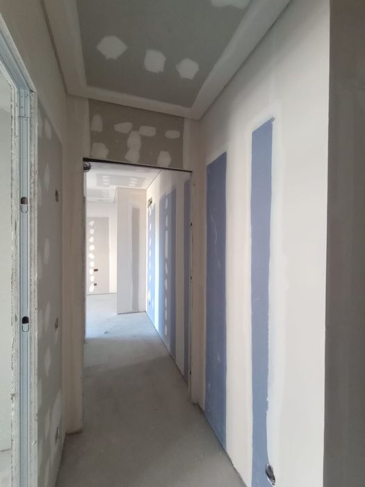 Montagem de pladur e barramento