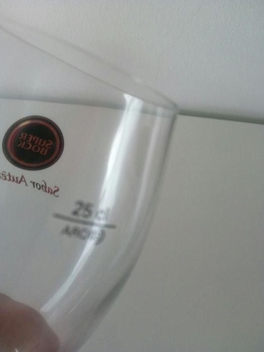 Copos Super Bock com pé (6 copos)