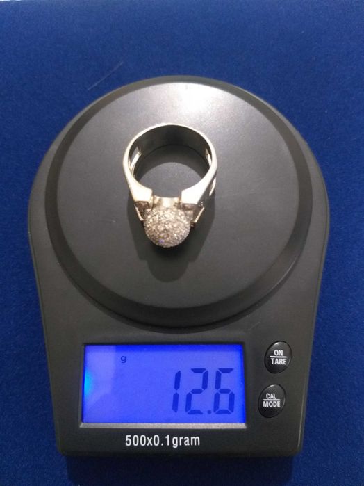 Anel Ouro De 800‰ - Diamantes