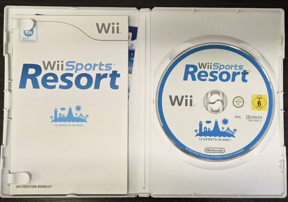 Wii Sports Resort (Nintendo Wii) – Komplet | PAL, Angielski