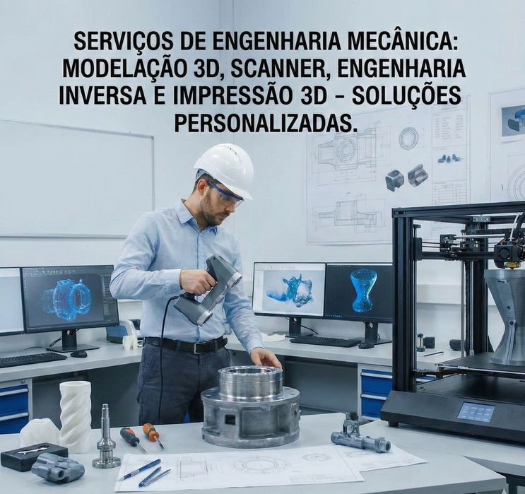 Serviços de Impressão 3D, Modelação e Engenharia Reversa
