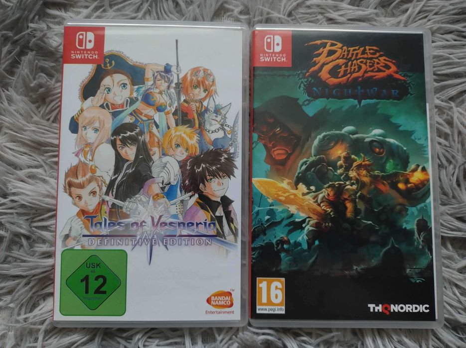 Zestaw 2 gier jRPG na Nintendo Switch - Battlechasers Nightwar i Tales of Vesperia