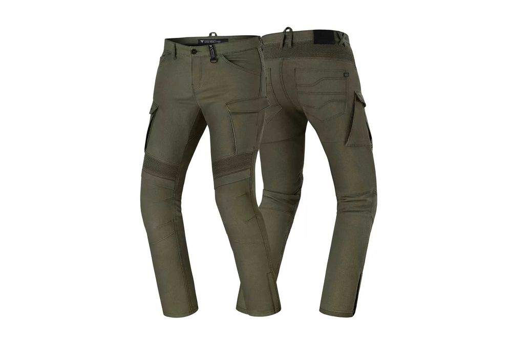 Spodnie motocyklowe Shima Giro 2.0 Men khaki rozmiar 38L Outlet