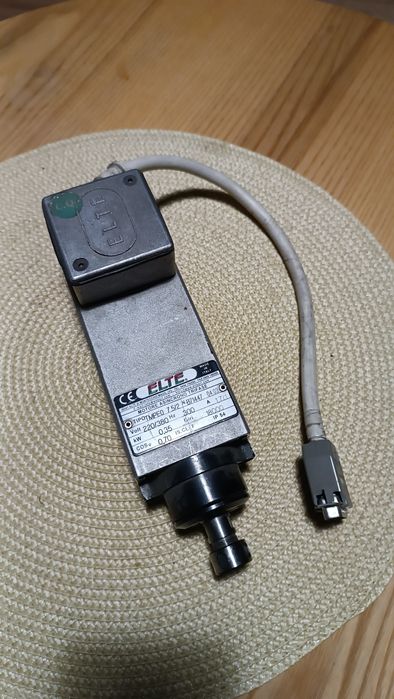 Wysokoobrotowe wrzeciono CNC Elte 0.35 kW ER 11 230 V TMPE0 7.5/2