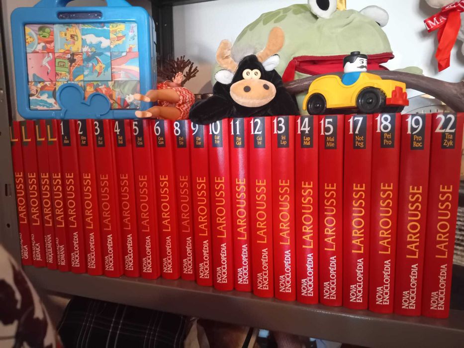 Enciclopédia vermelha larousse 23 vol