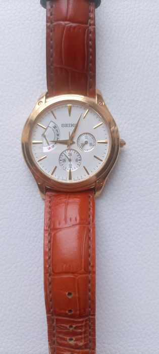 Zegarek Seiko 5Y66-0AB0 złoty stan idealny okazja Warszawa