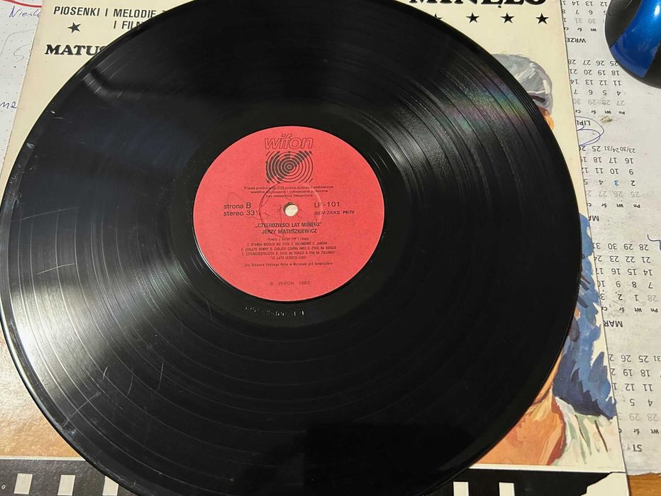 Czterdzieści Lat Minęło winyl Matuszkiewicz 1987