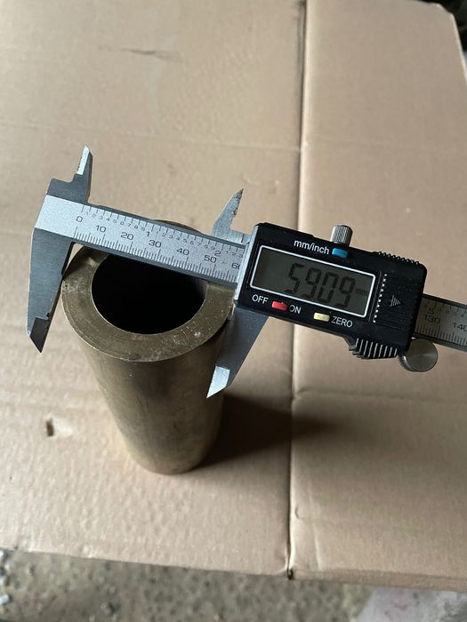 Rura brąz fosforowy tuleja panewka  fi 60 mosiadz fi 50 55