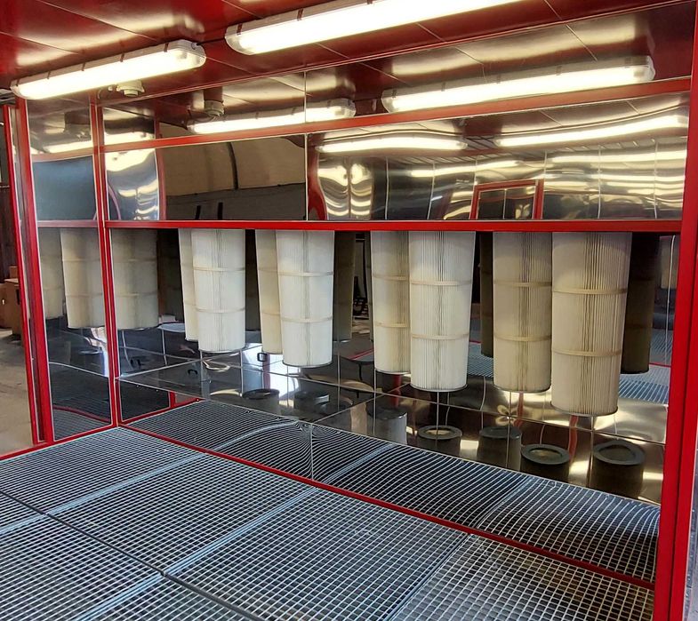 Piec olejowy gazowy kabina lakiernicza malarska producent lakiernia