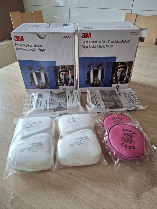 Maska pełnotwarzowa 3M+ fitry,ostatnia szt