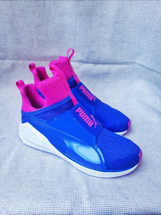 Кросівки колаб з Ріаною, 38 Puma Fierce синьо-рожеві, сітка