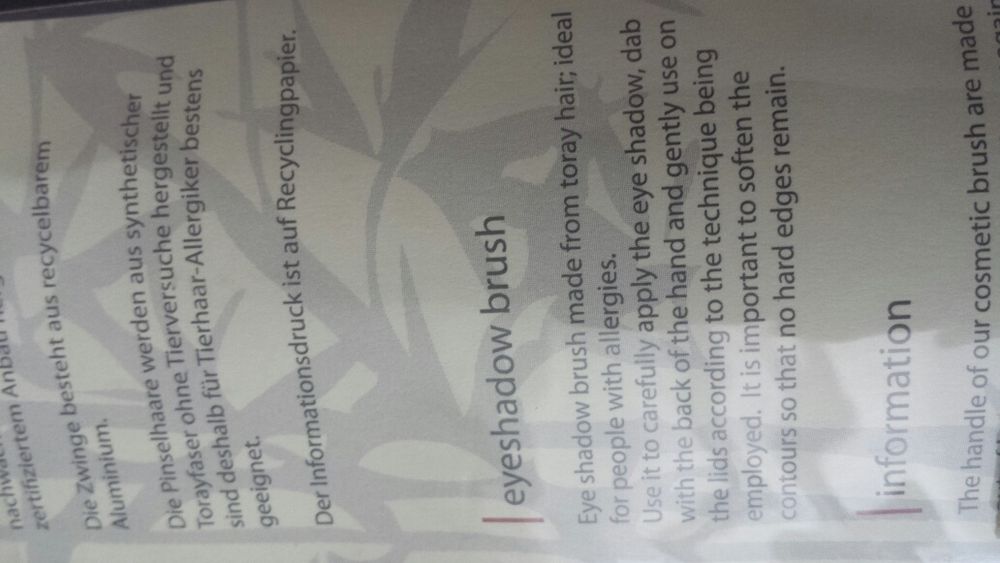 Pincel de maquilhagem novo| Barbara Hofmann |fibras sintéticas douglas