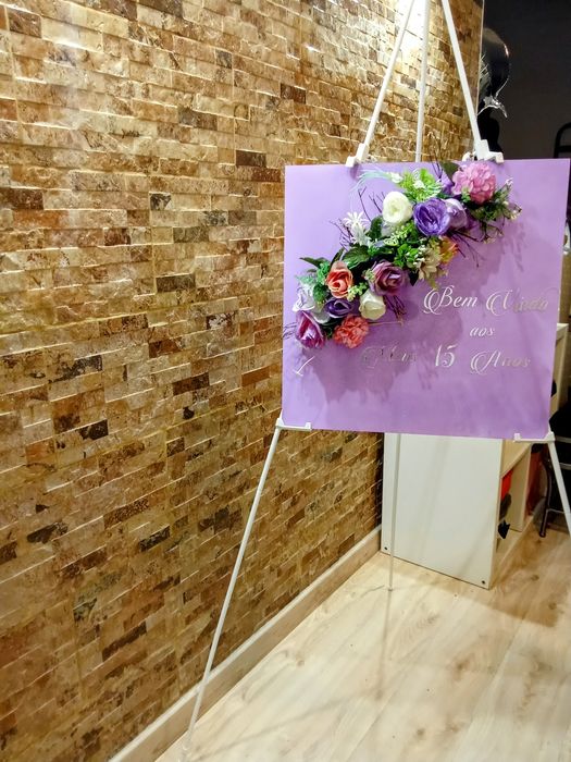 Casamento/Aniversário 15 Anos/Placa Bem vindos