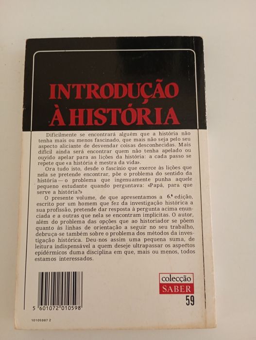livro  Introdução à História