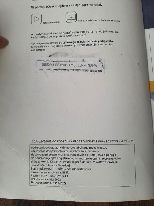 Repetytorium z języka angielskiego poziom rozszerzony Pearson
