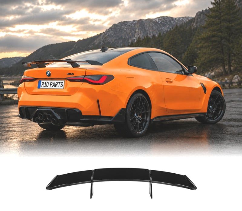 AILERON BMW G82 G80 20- LOOK GTR PRETO BRILHANTE