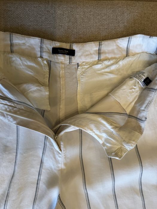 Лляні штани Massimo Dutti