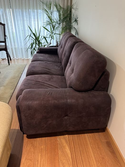 Sofá 3/4 lugares em tecido lavável