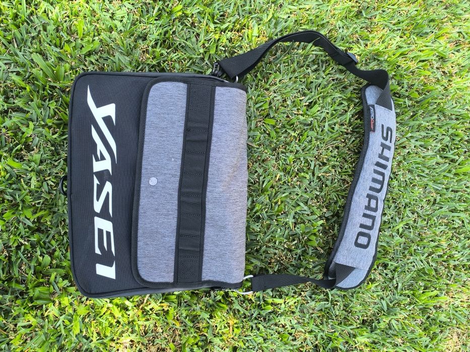 Mala tiracolo Shimano Yasei para pesca com pouco uso