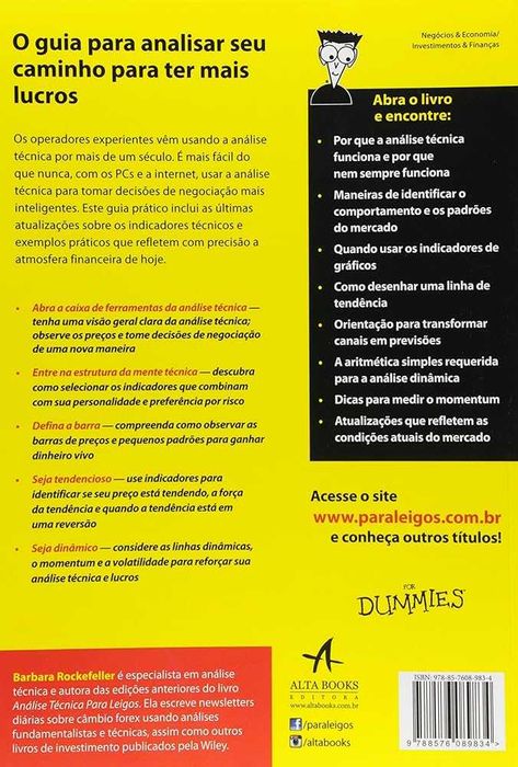Livro Novo - Análise Técnica Para Leigos