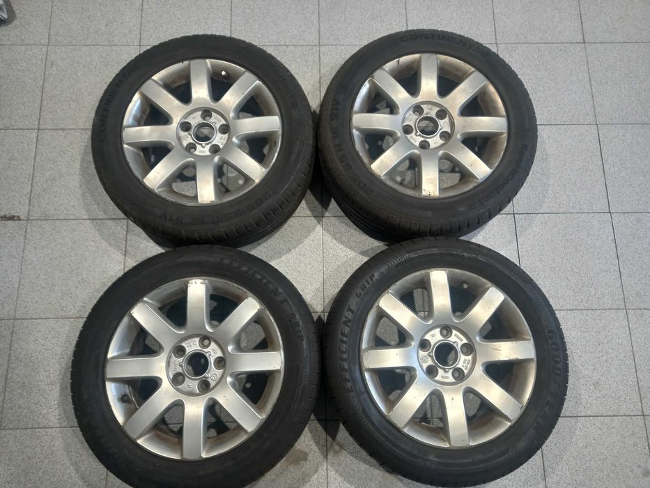 Koła alufelgi 16" VW Golf V oryginalne letnie 205/55/16