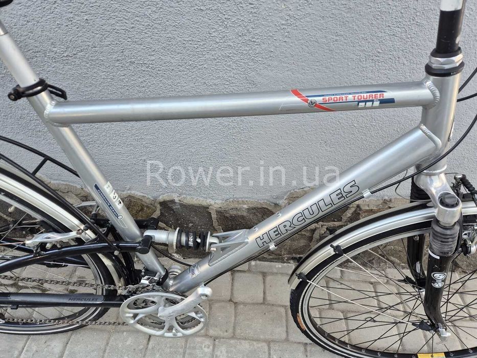 Дорожній алюмінієвий велосипед двопідвіс бу Hercules 28 M21