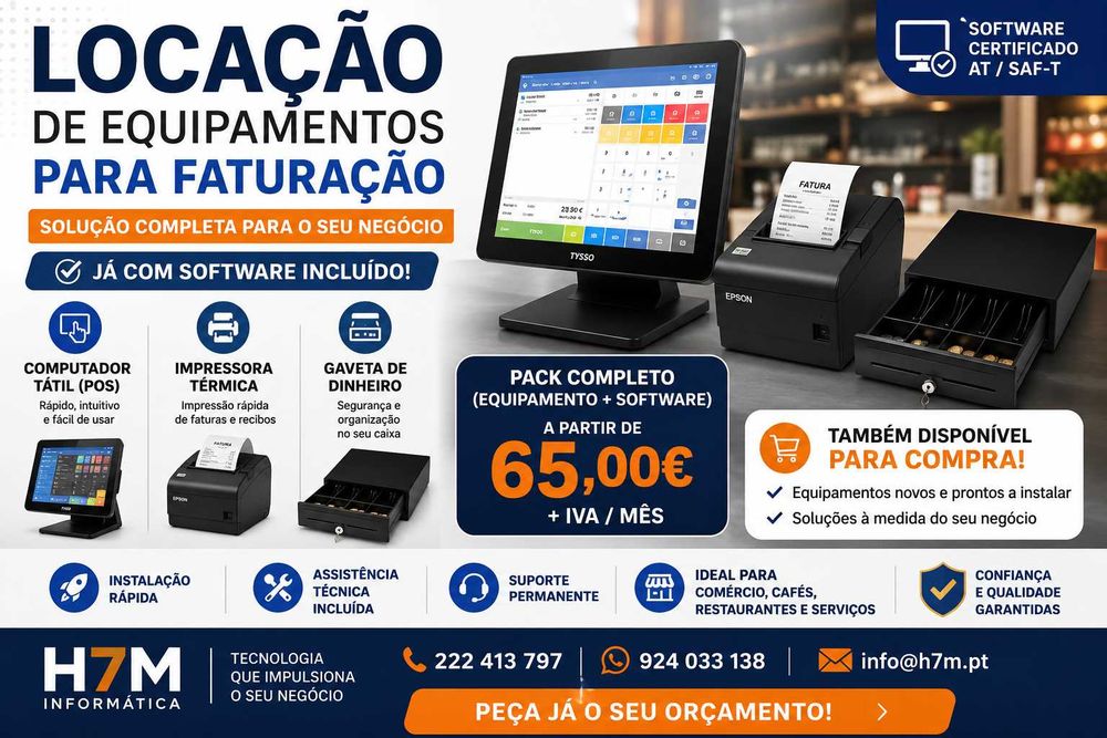 Equipamentos p/ Faturação c/ software