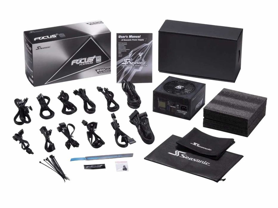 Fonte Alimentação SeaSonic FOCUS Plus Platinum 850 W Fully Modular
