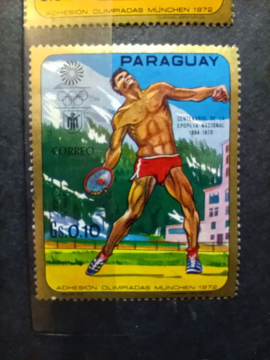 Znaczki znaczek pocztowy PARAGWAJ 1970 Olimpijskie