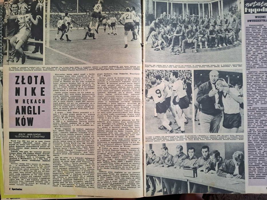 Tygodnik "Sportowiec" - rocznik 1966