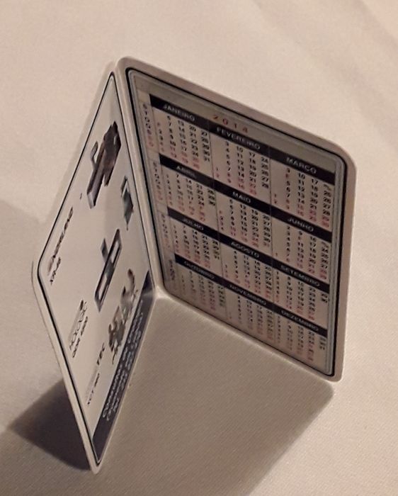 Calendários de bolso dos anos 2000