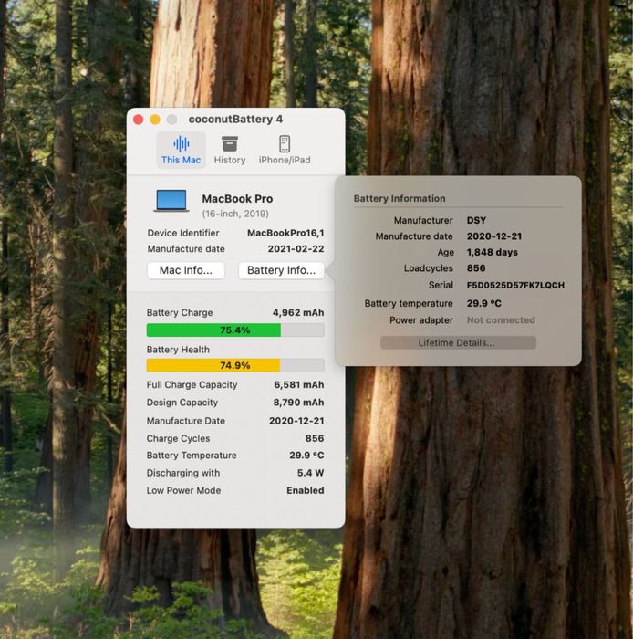 MacBook Pro 16 (2019) i9 16GB RAM 1TB SSD