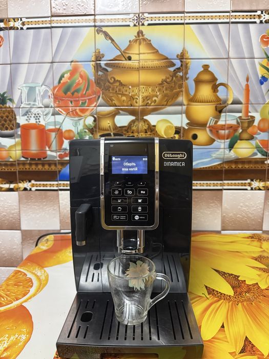 Кофемашина DeLonghi Dinamica ECAM 350.50.B — Идеальное состояние!