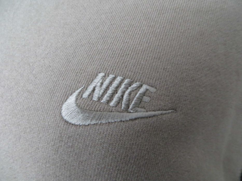 Nike bluza brown brązowa bez kaptura S ze ściągaczami