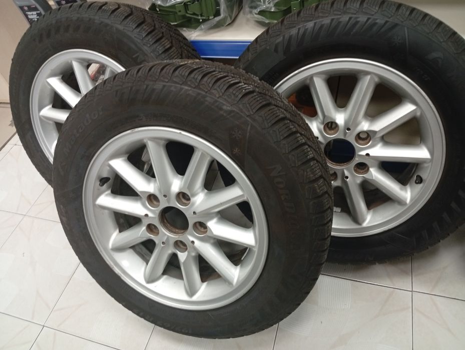 Диски 5/120 с резиной БМВ 195/65R15