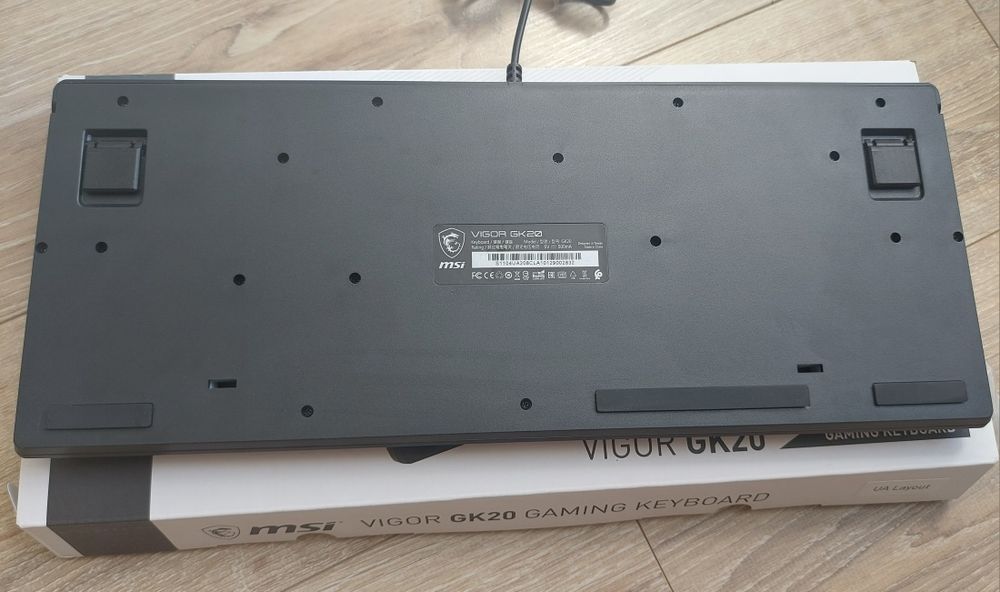 Ігрова дротова клавіатура MSI VIGOR GK20