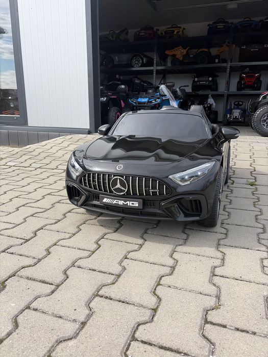 Auto Na Akumulator Mercedes AMG SL63 24V 7Ah Moc 400 Watt Pilot Skóra Czarny