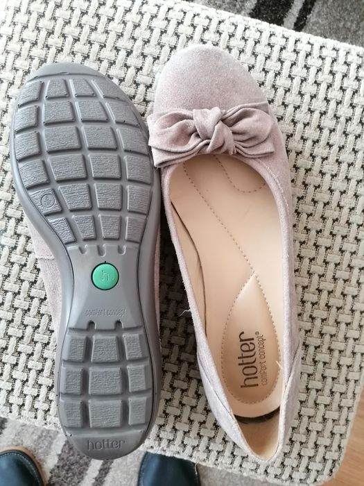 Baleriny damskie skóra naturalna rozmiar 42 wkladka 27 cm.