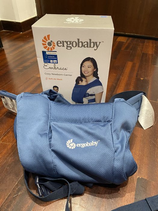 Marsupio Ergobaby Embrace Soft Air Mes AZul