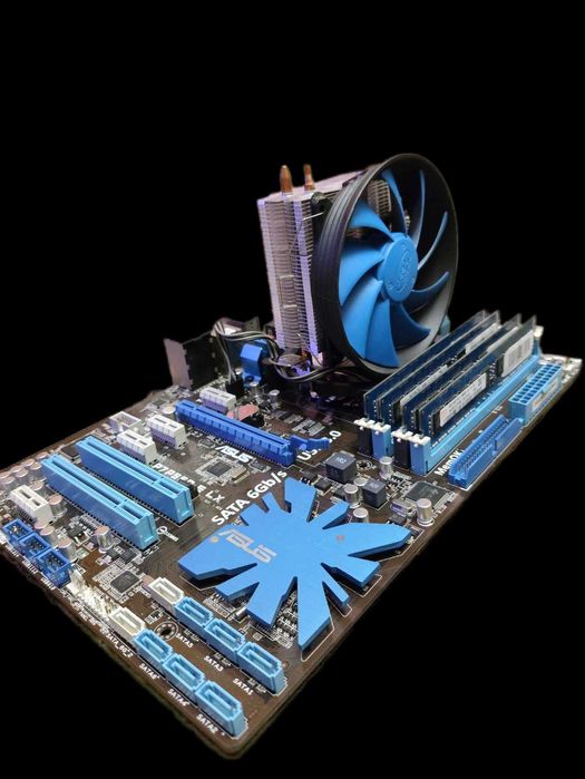 Комплект Socket 1156, i7-870, asus p7p55d-e lx, 16Gb RAM DDR3