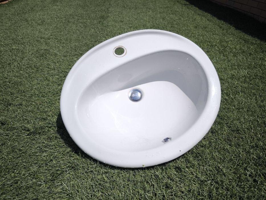 Lavatório de cerâmica Branco