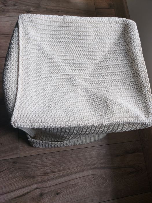 Kosz szyty ręcznie do regału półek szafki pokoju do przechowywania