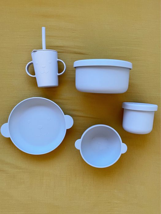 Conjunto de refeição em silicone