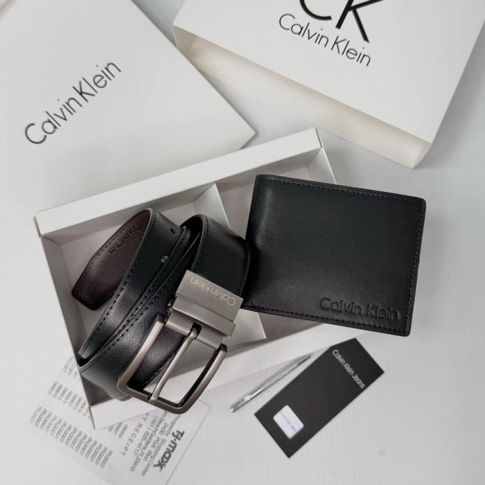 Подарунковий чоловічий набір (ремінь + гаманець)