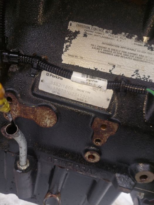 Silnik perkins nj acert cat c 4.4 jak nowy manitou cat