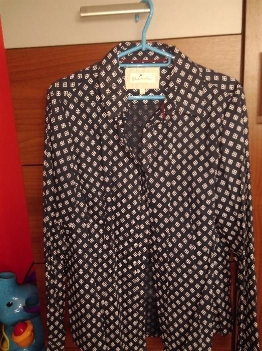 super koszula damska wzorzysta taliowana