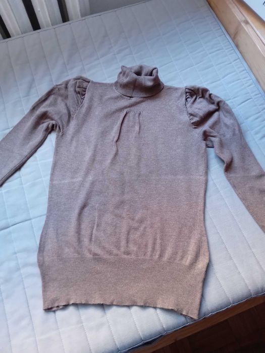 Golf marki New Look, rozmiar 38, kolor jany brąz