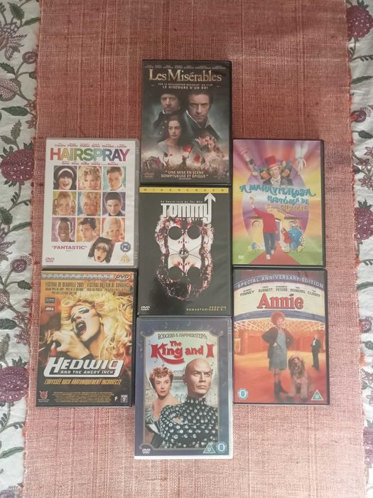 7 DVD's Musicais